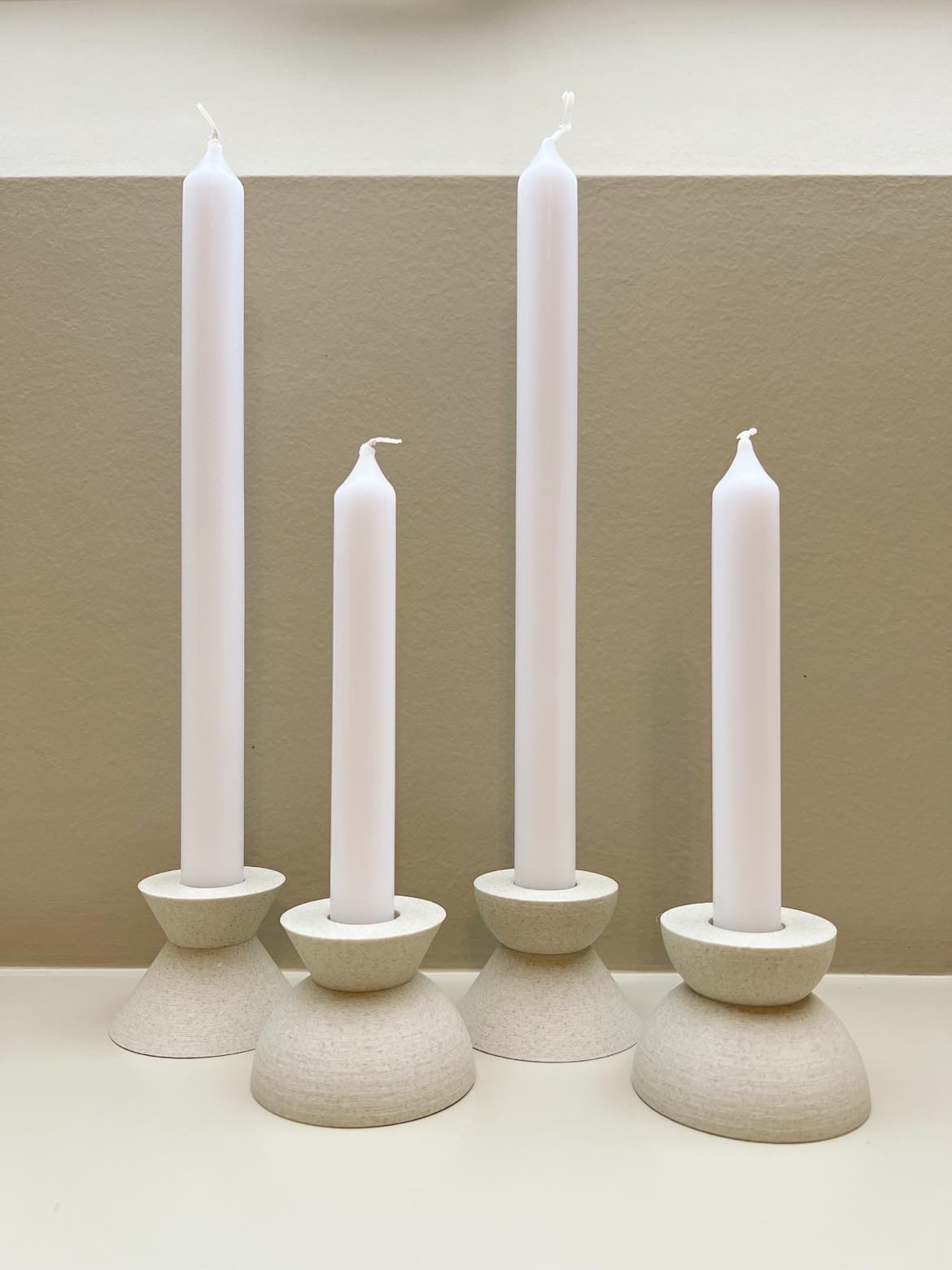 Candle holder Bubble-Triangle XS