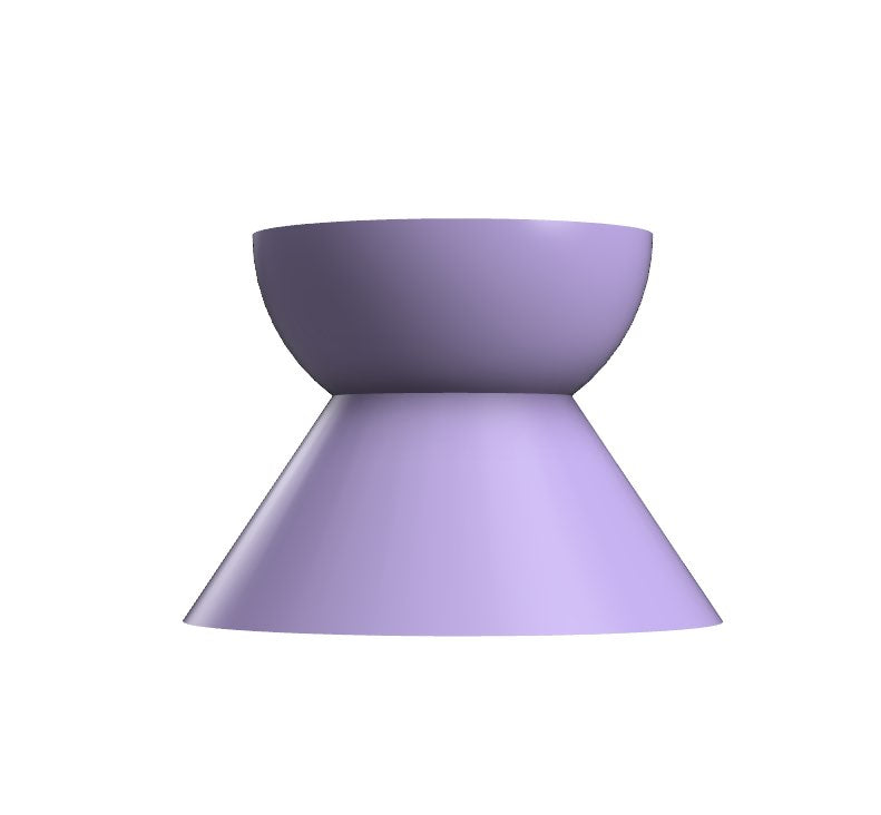 Candle holder Triangle-Bubble XS