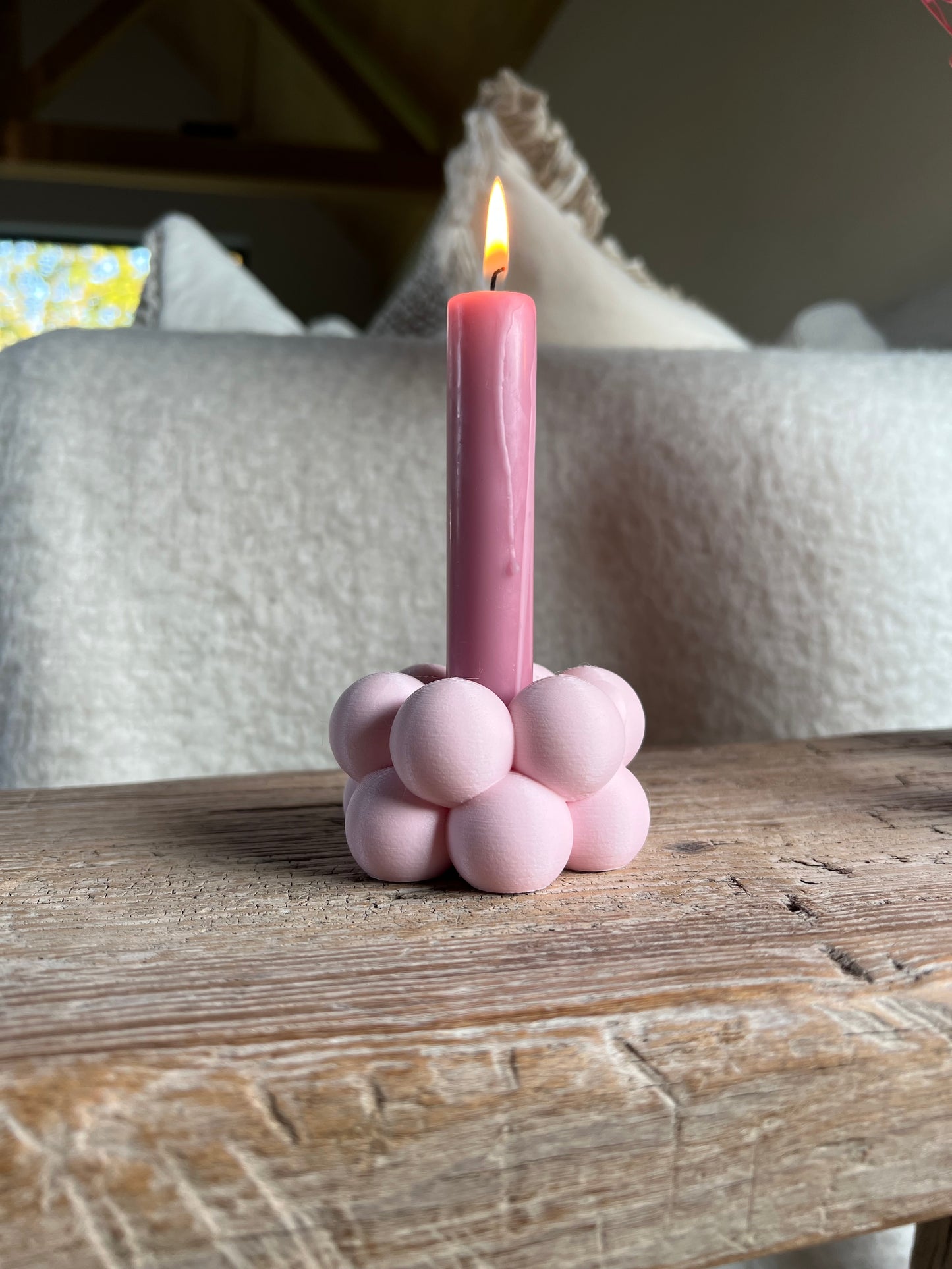 Pearl candle holder S