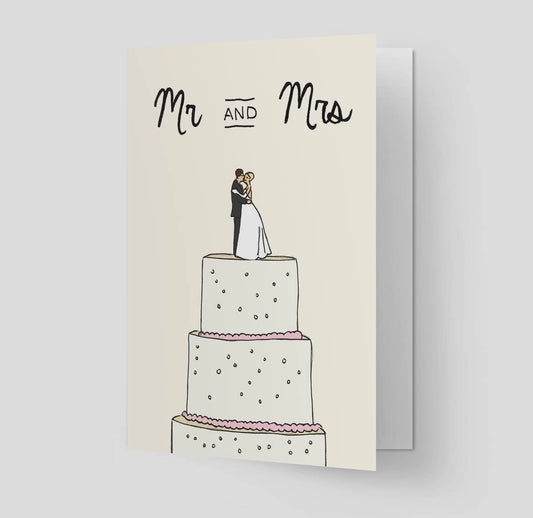 Mr & Mrs card